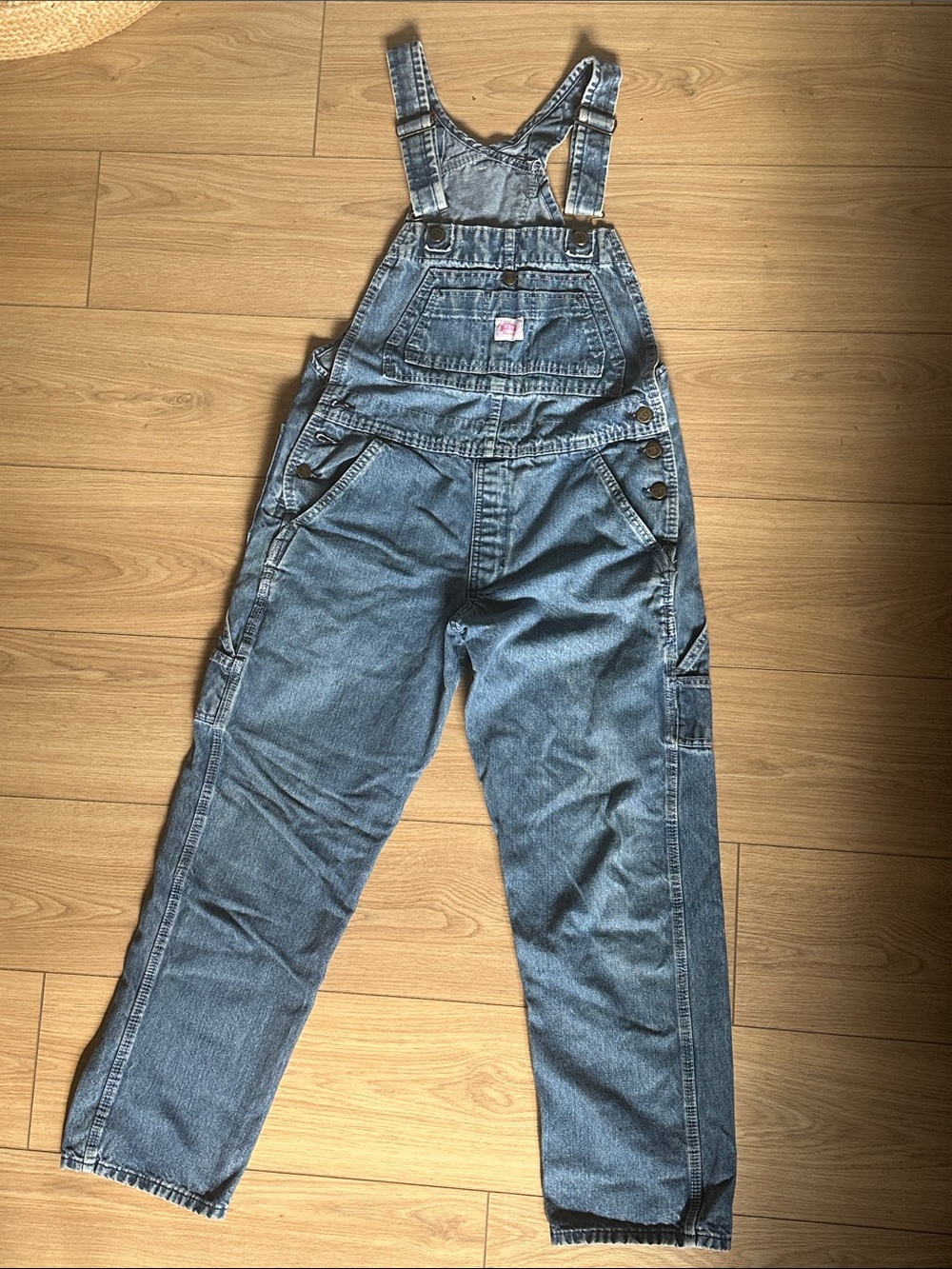 Vintage 90s KEY denim overalls